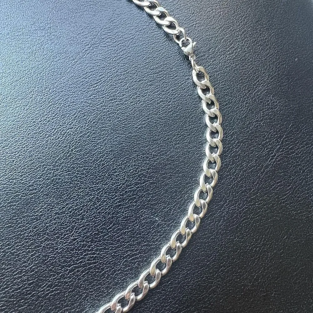 Unbranded Men's Silver and Black Jewellery